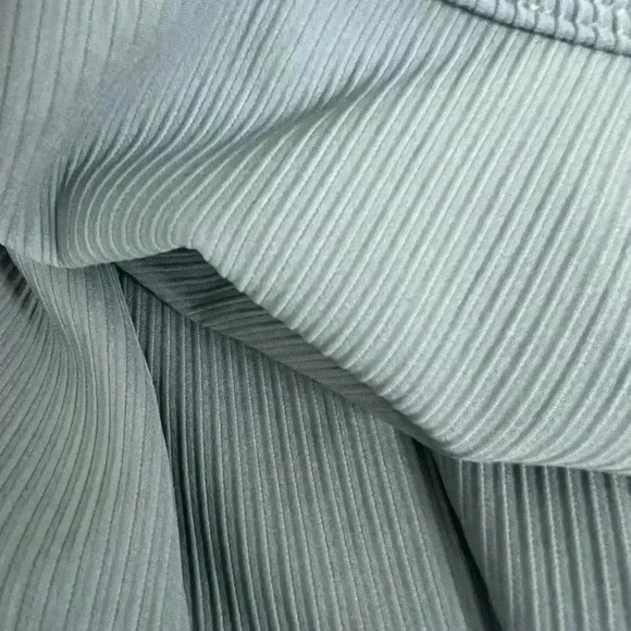 HALARA Back Cut Out Tank Dress Ribbed Padded Slate Blue New with Tags Size Large - Picture 7 of 8